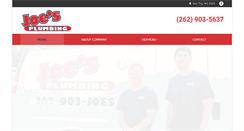 Desktop Screenshot of joesplumbing.net